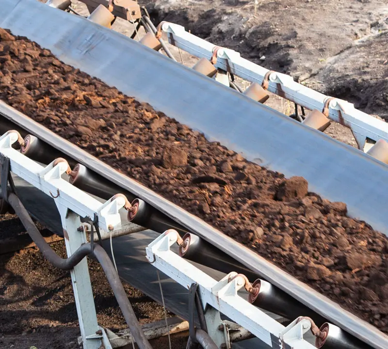 dirt conveyor belt